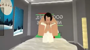 Mi amiga me invita a jugar, pero terminamos en coger en roblox || leocondo1